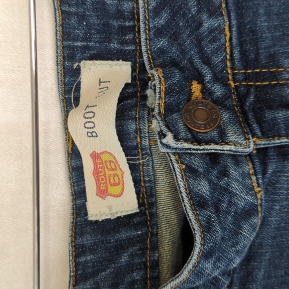 Route 66 Blue Bootcut Midrise Jeans Size 18 Short - Picture 2 of 6